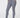 Navy women’s golf leggings with white patterned print and side pockets, shown from the front.