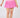 Molly Stripe Elite Pleated Skort Super Pink & White