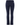 A pair of navy blue cropped riding breeches shown from the back, featuring a small white embroidered star logo on the upper right hip.