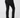 Elsa women's black golf trousers with slim fit and back pockets, worn by model, back view