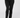 Elsa Button and Fly Winter Trouser Pitch Black on a model, front view