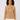 Women wearing caramel ribbed quarter-zip golf sweater with mock neck and snap collar, front view