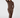 Women's cocoa brown long sleeve golf top and matching drawstring trousers, full outfit front view