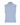 A light blue ribbed knit sleeveless top with a mock neck and a half-zip front with a star charm.