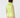 A woman shown from the back wearing a bright lime green puffer vest over a long-sleeve patterned top and beige pants.