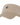 A beige knit and faux-fur visor hat with a small circular star logo on the front.