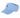 A light blue ribbed knit visor hat with a fuzzy textured band, featuring a small black circular logo with a white star on the front.