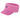 A pink ribbed knit visor hat with a small black circular logo patch featuring a white star.