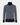 The Donna navy blue and white patterned knit turtleneck golf sweater with a repeating geometric chevron design.