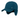 Teal quilted winter golf hat with ear flaps and a small embroidered star logo on the front.