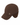 A brown quilted winter golf cap with ear flaps and a small white embroidered star logo.
