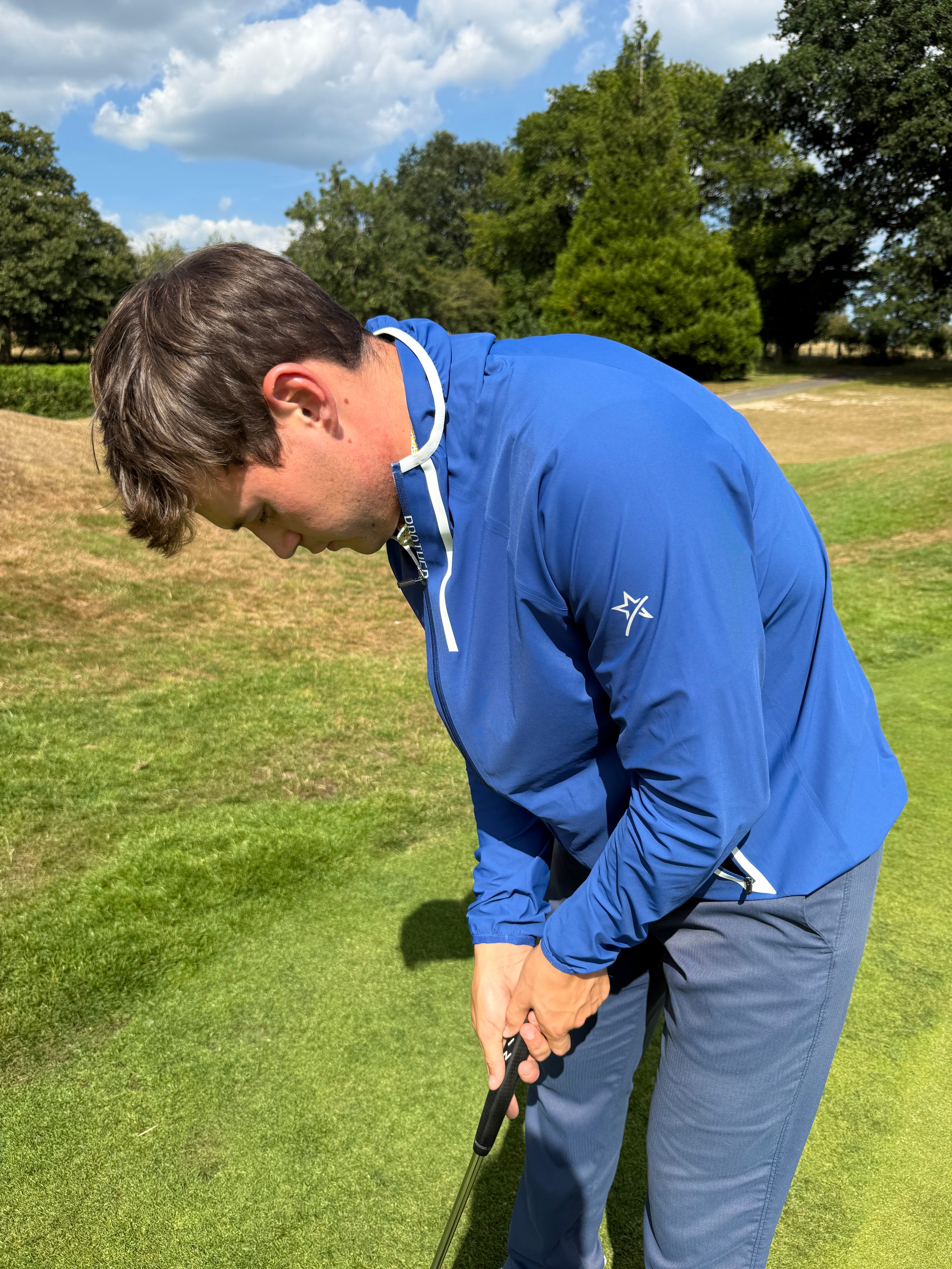 Billy Build Jacket Billy Active Jacket True Blue – Swing Out Sister Golf