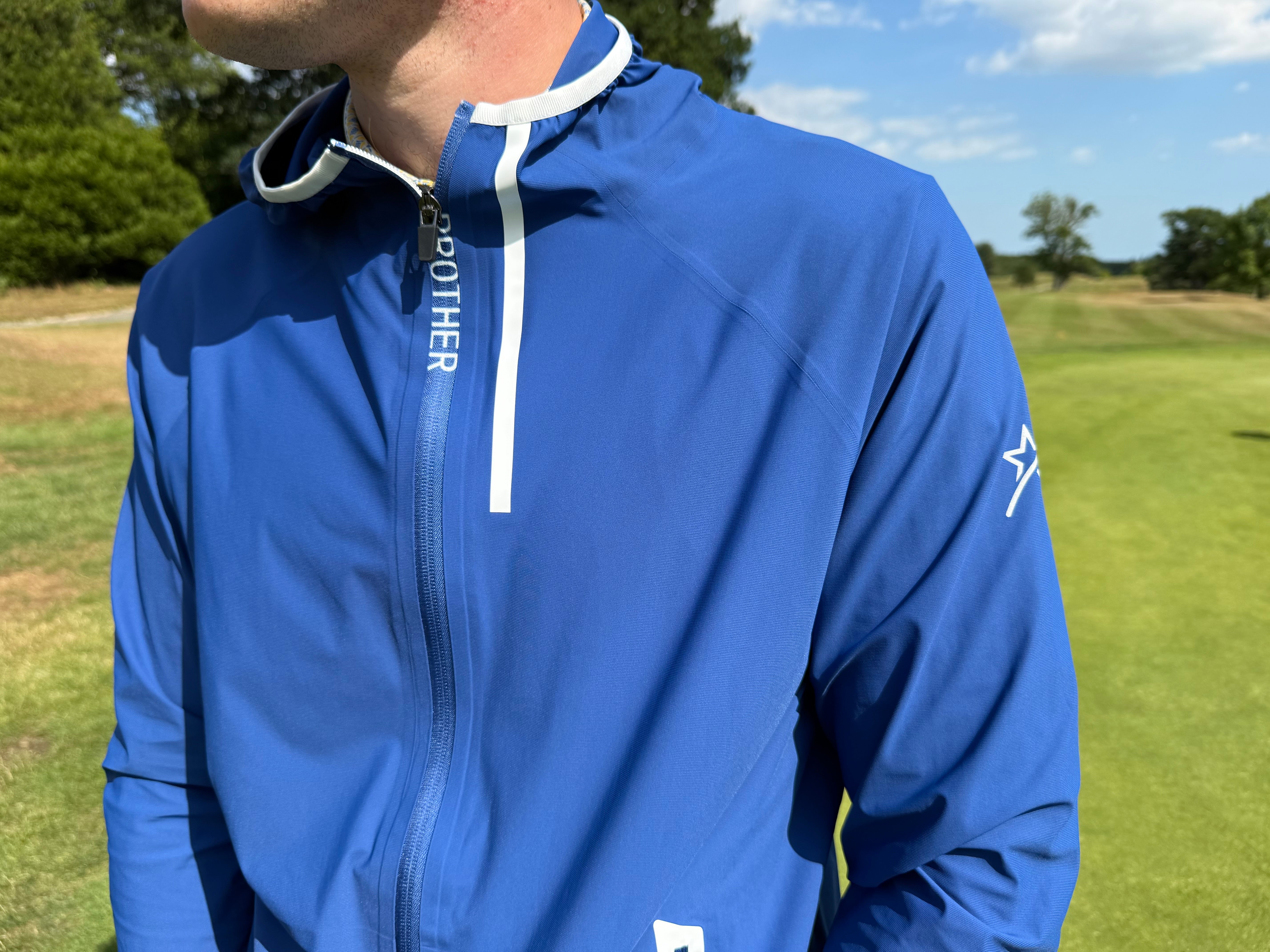 Billy Build Jacket Billy Active Jacket True Blue – Swing Out Sister Golf