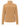 Long sleeved ribbed golf sweater, caramel color, back view.