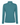 A women's long-sleeve quarter-zip golf pullover in teal blue, shown from the back. It features a mock neck collar with a small white embroidered star logo.