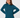 Natasha Ribbed Roll Neck Crystal Teal