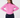 Natasha Ribbed Roll Neck Super Pink