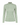 A women's long-sleeve mock neck top featuring an all-over repeating green and white geometric pattern, front view.
