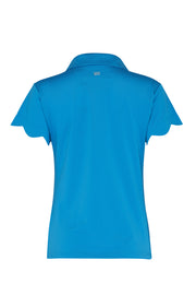Camisa de manga casquillo Bondi | Azul real 