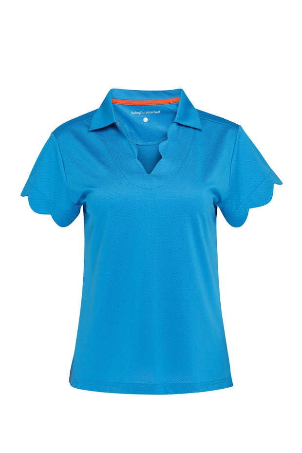 Bondi Cap Sleeve Shirt | Royal Blue