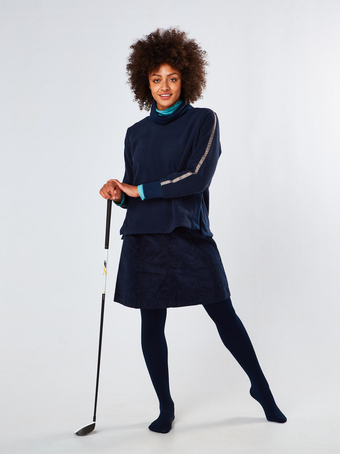 Swing Out Sister Ladies Thermal Tights in Navy